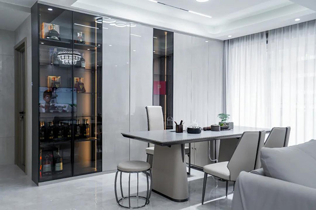 150㎡四居室，工業(yè)風(fēng)配色+簡(jiǎn)約實(shí)用設(shè)計(jì)，碰撞出后現(xiàn)代生活方式